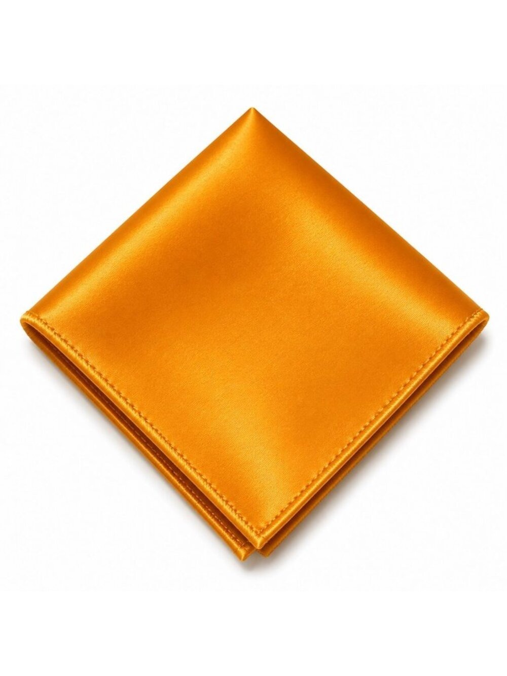 Gold Satin Pocket Square 9x9 Mens Wedding Suit Formal Handkerchief